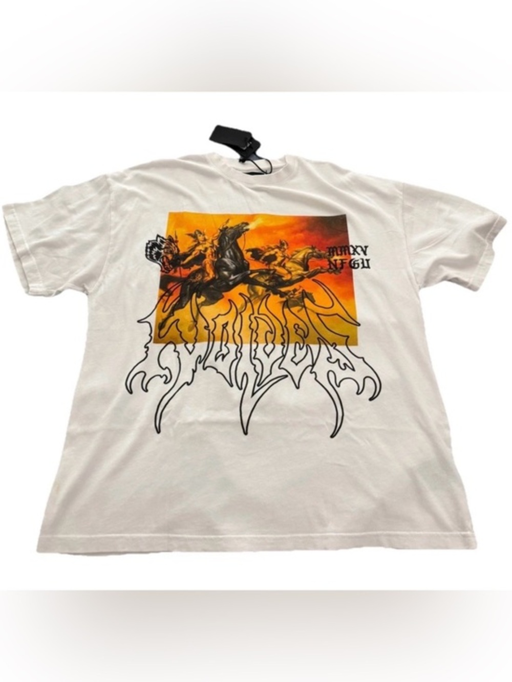 Darc Sport Mens Until Valhalla Valkyrie White Graphic Shirt Large 134 Of 1000